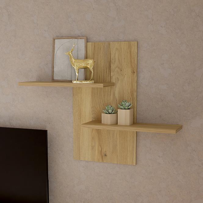 Závěsná police Talino dub Mauvella TBBB02-D108,5