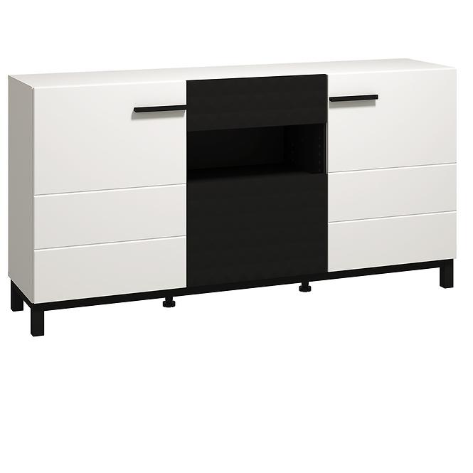 Komoda Sarthe bílá/černá 11013676,5