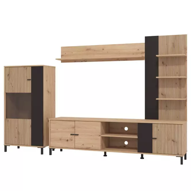 Obývací Stěna Avignon artisan/černá 11013348