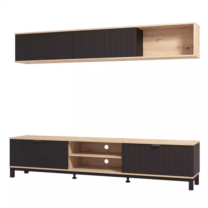 Obývací Stěna Monaco artisan/černá 11013510