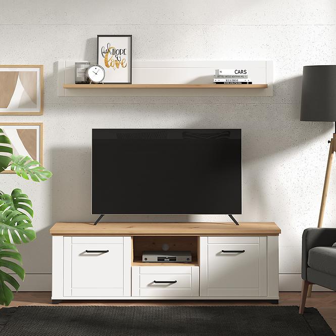 Tv stolek Valencia artisan/bílá 11011385,7