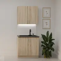 Kuchyňská linka Sara sonoma 80cm bez pracovní desky