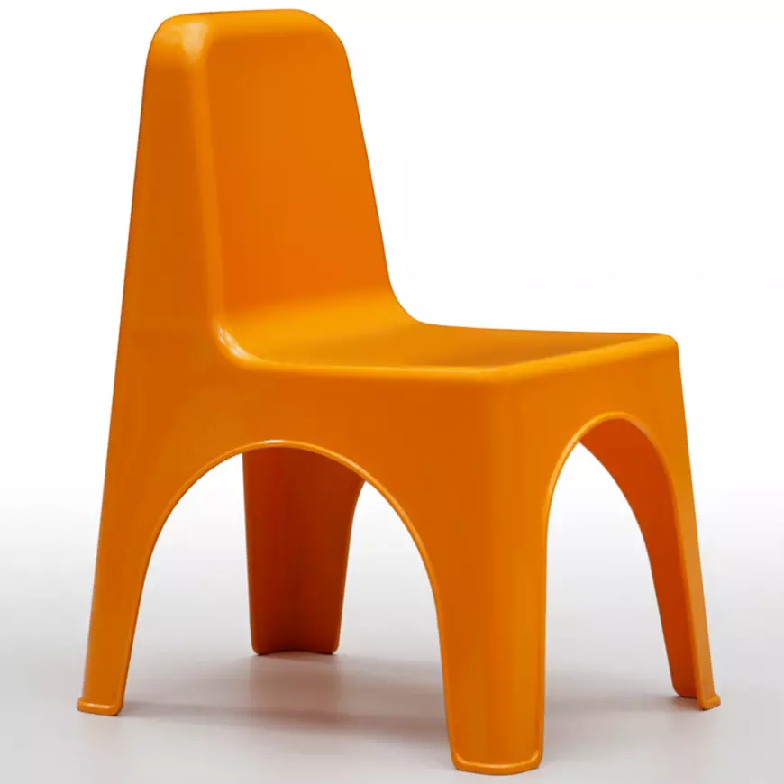 Baumax.cz: Dětská plastová židlička Mida oranžová