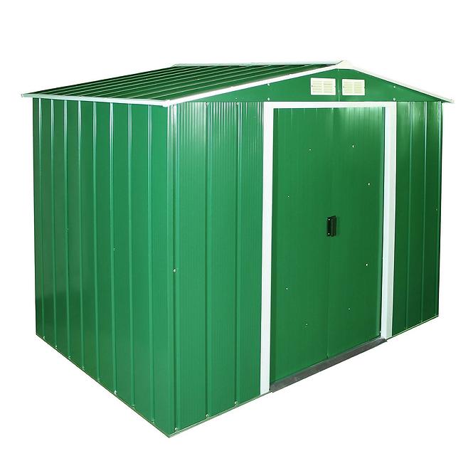 Eco kovový zahradní domek 1221x2020x1805 zelený