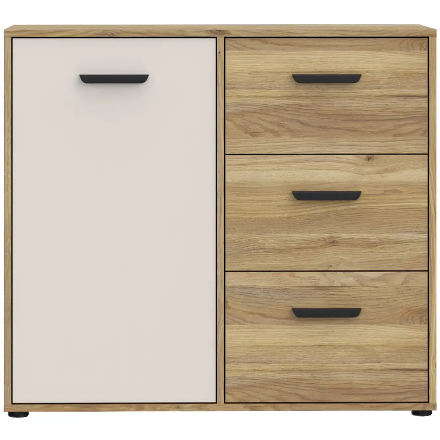 Komoda Mokkaro MOKK221L-M802 písek/dub mauvella