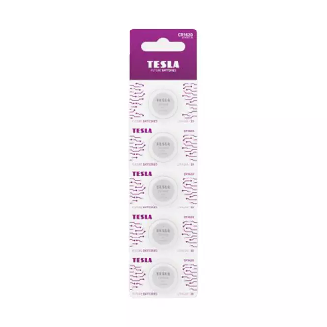 Baterie Tesla CR 1620 CR 1620 5 ks