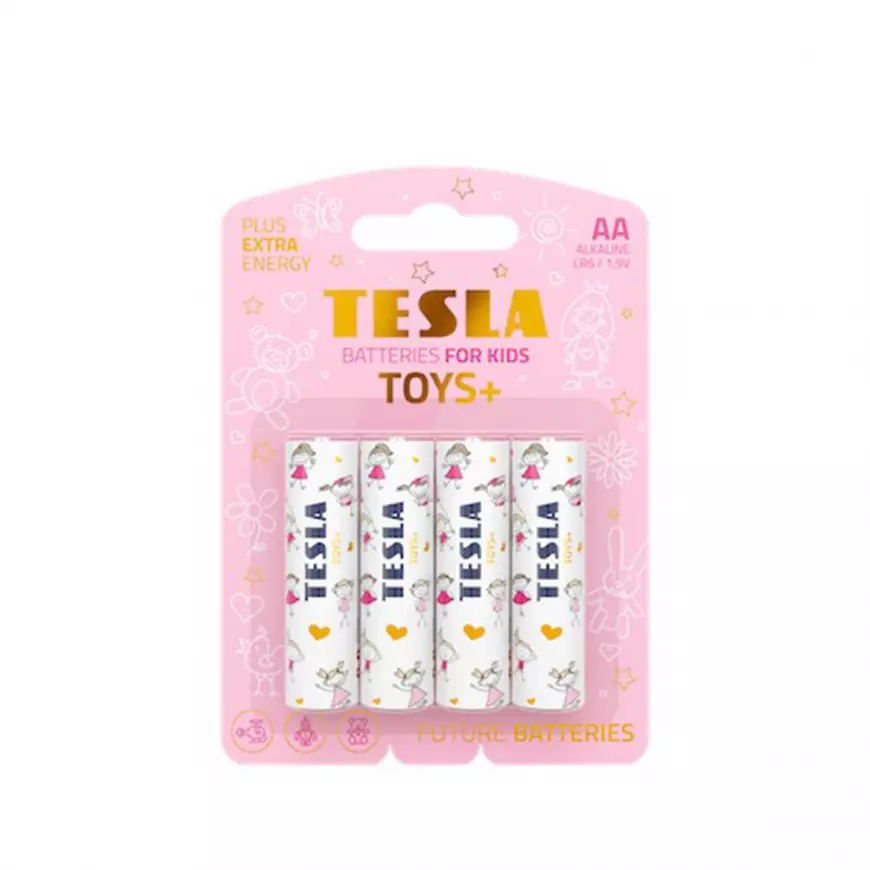 Baterie Tesla AA Toys Girl LR06 4 ks