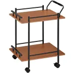 Kuchyňský vozík GC5993 přírodní/černá