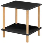 Odkládací stolek GC7404 40x40x45 černá/přírodní