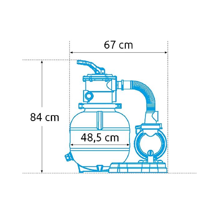 Filtrace písková PROSTAR PROFI 8,2