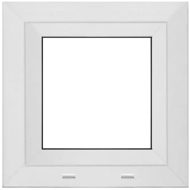 Okno pravé 60x60 bílá