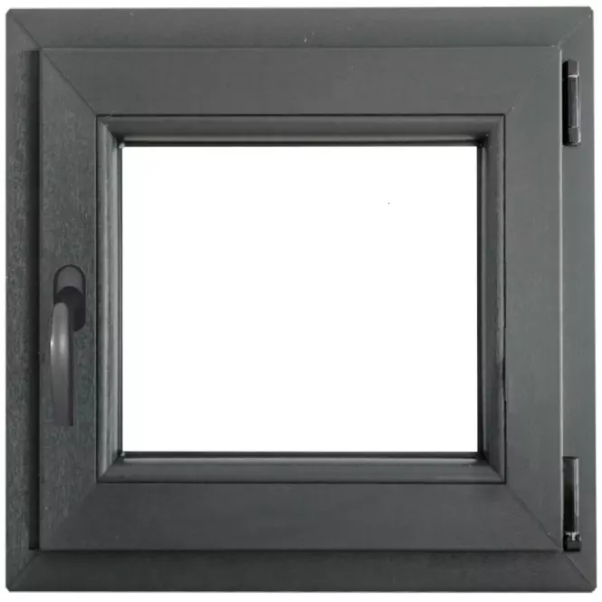 Okno pravé 60x60 antracit