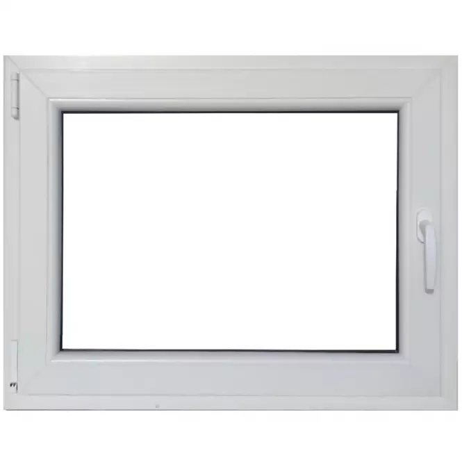 Okno levé 90x60 bílá/antracit