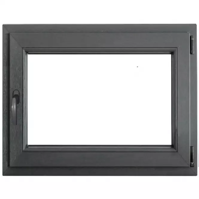 Okno pravé 90x60 antracit