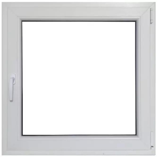 Okno pravé 90x90 bílá/antracit