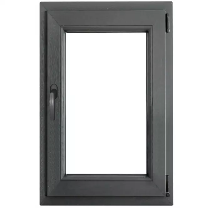Okno pravé 80x100 antracit