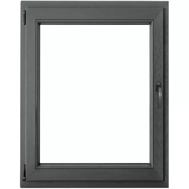 Okno levé 90x120 antracit