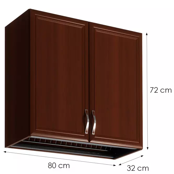 Kuchyňská skříňka Sycylia G80C ořech milano,2