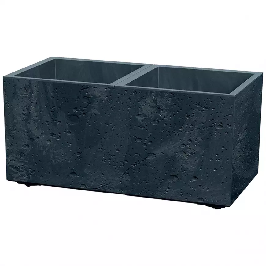 Baumax.cz: Květináč Sierra Square beton Effect 57,7 cm antracit