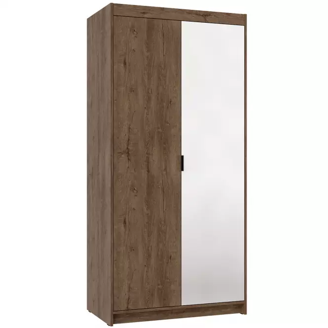 Skříň Elena dub lefkas 2D-1D 1 zrcadlo