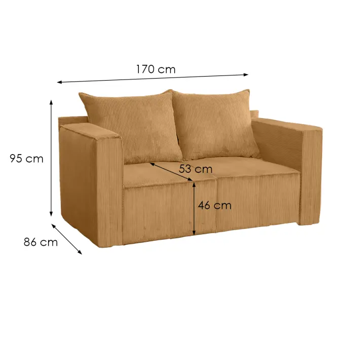 Sofa Luso L Ontario 32