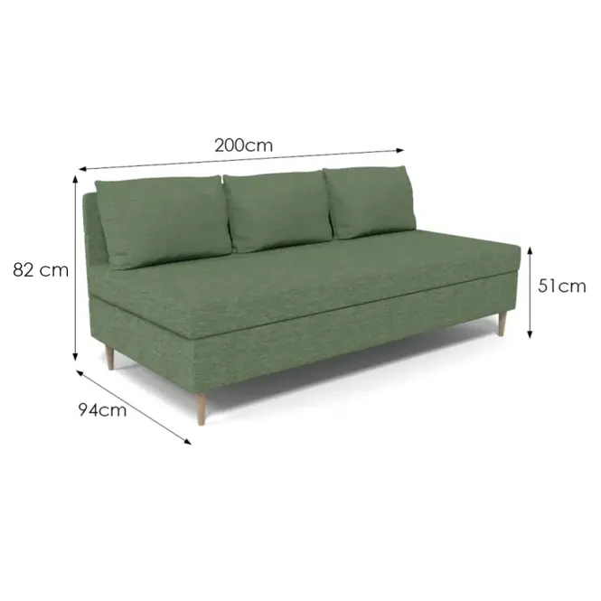 Pohovka Alfa Bonell 90 Verita 72 00/1 zelená,5