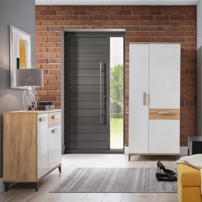 Komoda Snobi Sb02 dub craft/alpská bílá,4