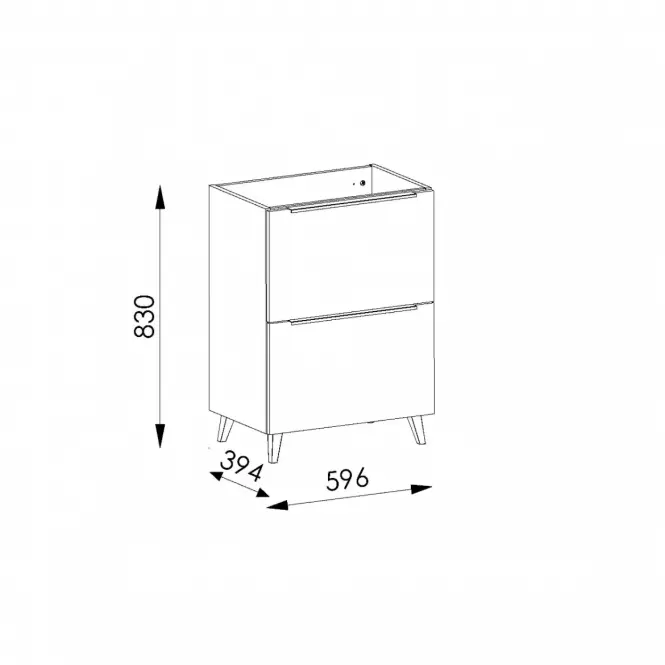 Skříňka Lorus 60 kašmír,4