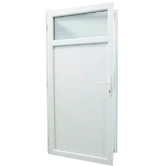 Vchodové dveře Eco D17 80L 88x198x6 bílé