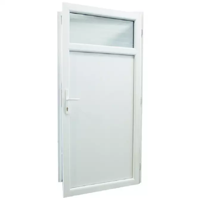 Vchodové dveře Eco D17 80P 88x198x6 bílé