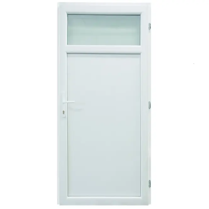 Vchodové dveře Economy D17 80P 88x198x6 bílé