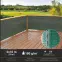 Stínící síť 2x10 m 180G/m2 tmavě zelená,2