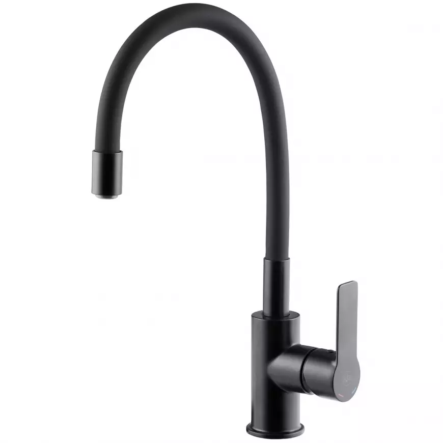 Dřezová baterie s flexibilní výpustí Rumba Black / Black