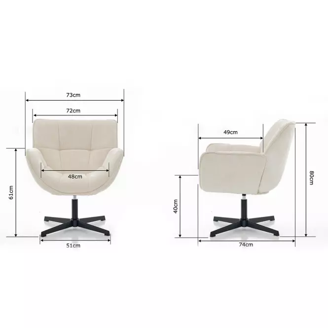 Křeslo Ambra šedá