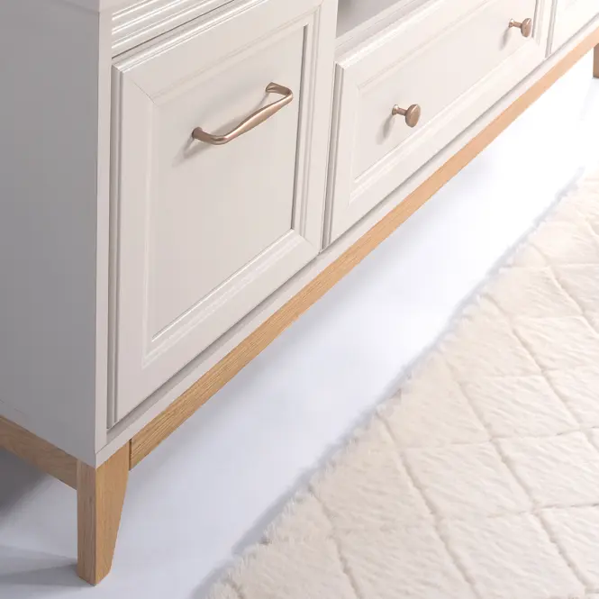 Komoda Windsor 1W 135 kašmír/dub přírodní