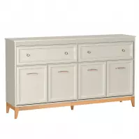 Komoda Windsor 2W 180 kašmír/dub přírodní