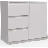 Komoda Merg 3S1F bílá