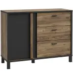 Komoda Haruki HYTK221 alpský smrk/černý