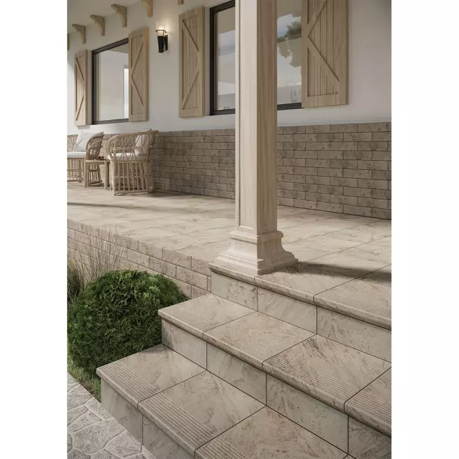 Klinker Mattone Pietra Beige 30/30,7