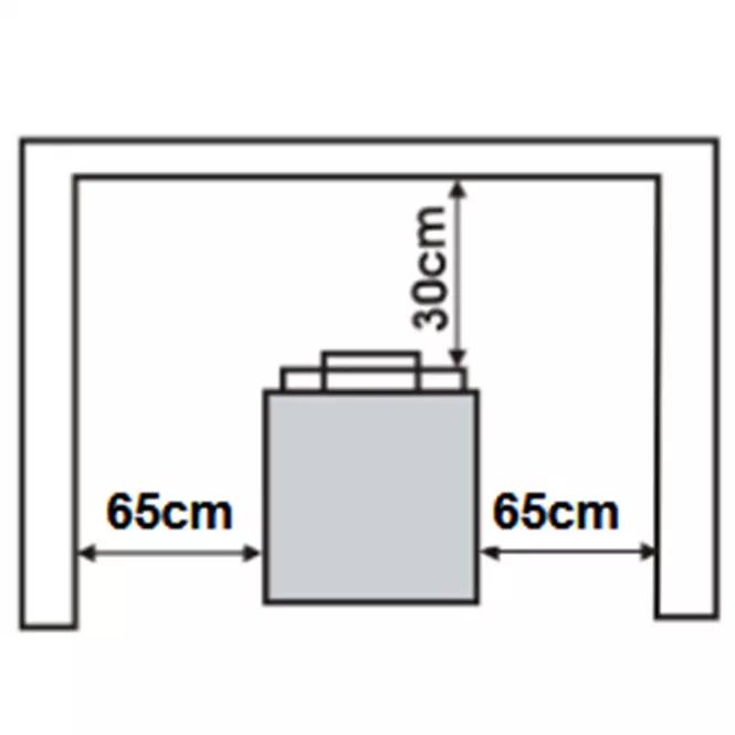Kamna Denver Černá 5 kW