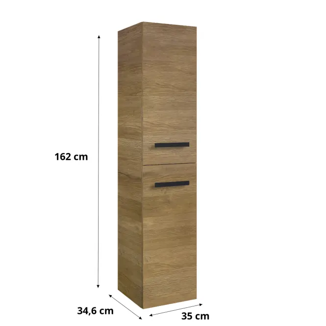 Vysoká skříňka Perla 35 přírodní dub