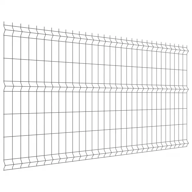 PLOTOVÝ PANEL 3D 1230X2500CM, DRÁT 3,1MM - ANTRACIT, RAL7016