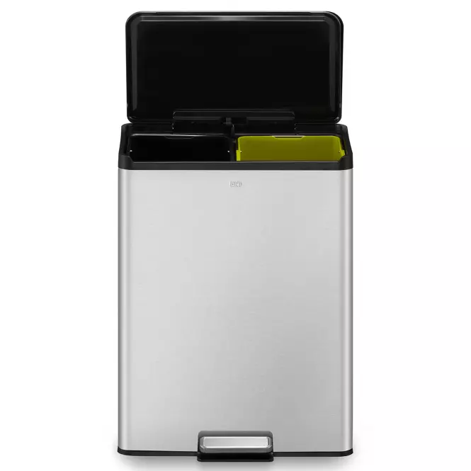 Odpadkový koš Eko Essential 20+20l inox mat 822840,2