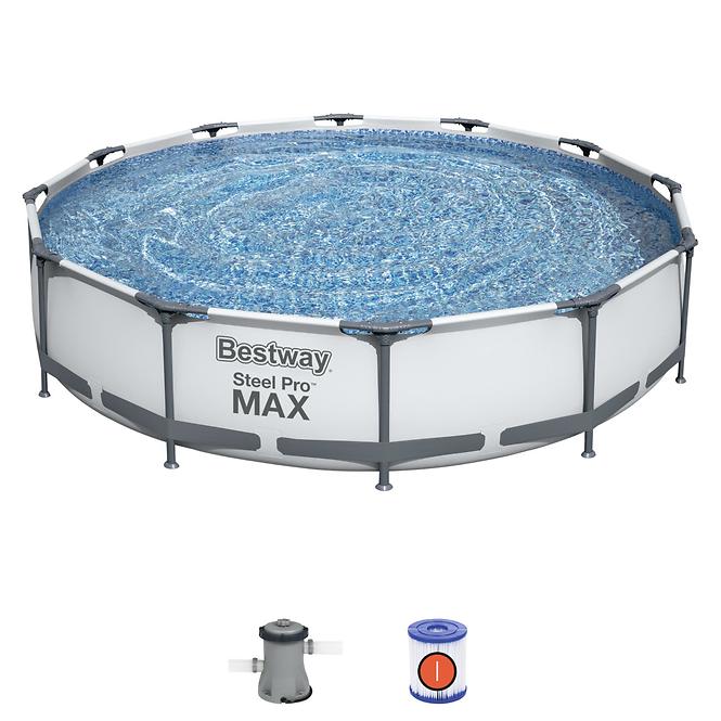 Bazén STEEL PRO MAX 3.05 x 0.76 m s filtrací, 56408,10