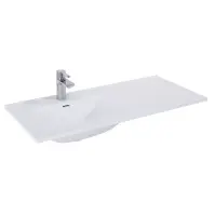 Umyvadlo Merkado Slim 100 vlevo bílý
