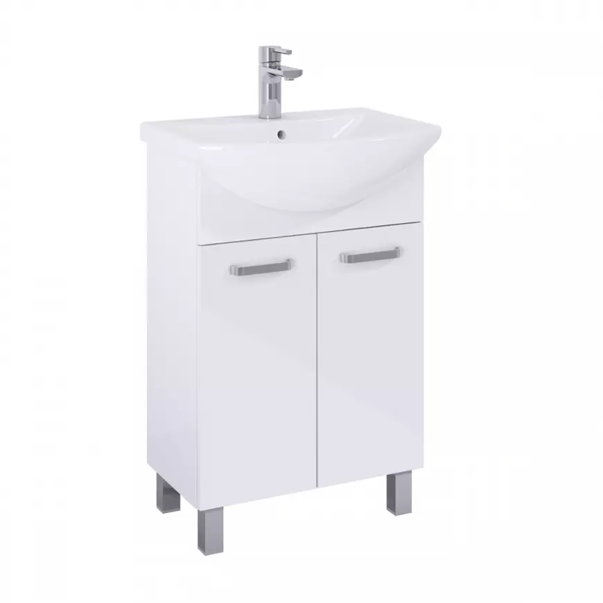 Skříňka s umyvadlem Uno 55 bílý