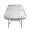 Skleněný stůl TRONDHEIM šedý, MT6008,4
