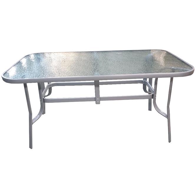 Skleněný stůl TRONDHEIM šedý, MT6008,5