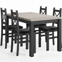 Jídelní set Mini kašmír/černý