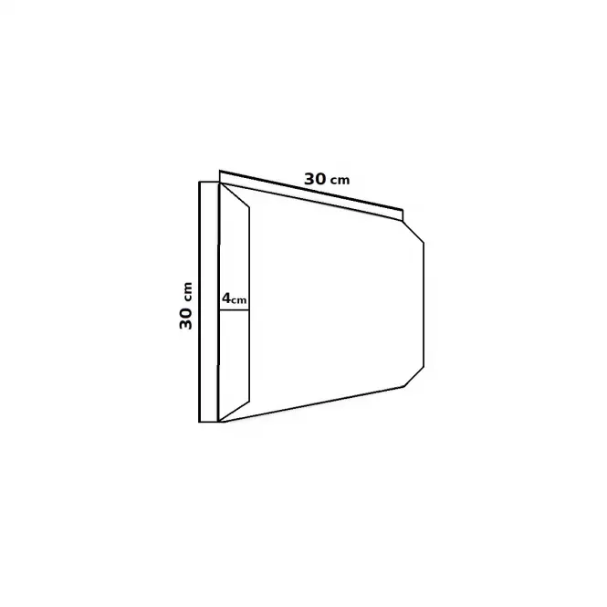 Čalouněný panel 30/30 světle šedá,4